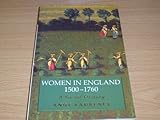 Women in England : 1500-1760 : a social history