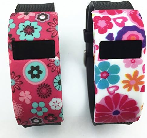 Band Cover for Fitbit Charge/Fitbit Charge HR Slim Designer Sleeve Protector accessories (2PCS-017)