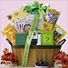 Garden Pleasures: Mother's Day Gourmet Gift Basket with Garden Theme