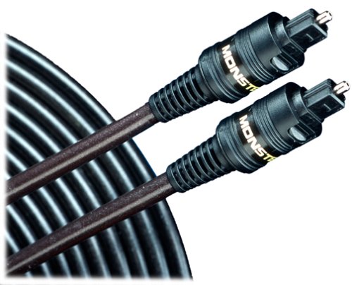 Monster Cable ILS100-1M Interlink LightSpeed 100 High-Performance Digital Fiber-Optic Cable, Toslink-to-Toslink (1 Meter)