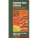 content area literacy interactive teaching for active learning 3rd edition