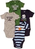 Gerber Baby-boys Newborn Gerber 4 Pack Attitude Onesie
