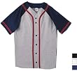 Badger - Nostalgic Color-block Baseball Shirt (7859)