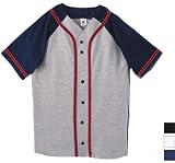 Badger - Nostalgic Color-block Baseball Shirt (7859)