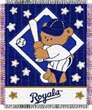 Kansas City Royals MLB 36" X 48" Woven Baby Throw Blanket