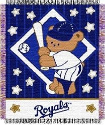 Kansas City Royals 36"x48" Woven Baby Throw Blanket - Baseball Sports Merchandise