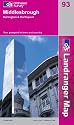 Middlesbrough, Darlington and Hartlepool (Landranger Maps) (OS Landranger Map)