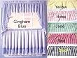 Gingham - Swag kitchen curtain (pr) - Red