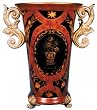 Wide mouthed calla lily shaped vase - european design - porcelain body Wide mouthed calla lily shaped vase - european design - porcelain body