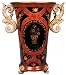 Wide mouthed calla lily shaped vase - european design - porcelain body