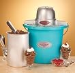 Nostalgia Electrics ICMP-400BLUE 4-Quart Plastic Bucket Ice Cream Maker, Blue