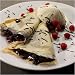 French Crepes with Melted Chocolate Truffles and Raspberries in Brandy - Recipe Kit