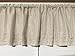 lovemyfabric Solid Vintage Faux Linen Pleated Valance Window Treatment/Decor 56