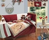 9Pcs Safari Nursery Baby Crib Bedding Set
