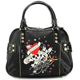 Alexandria Love Kills Slowly Satchel Bag - Black