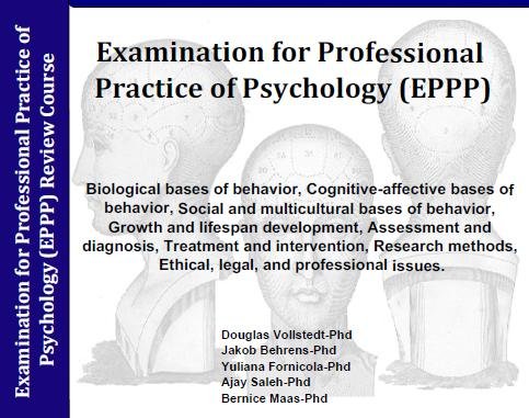 EPPP Examination for Professional Practice in Psychology Study System Audio Review 7 Audio CD's; 7 Hours