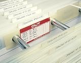 Safco Index/Out Guide: Pack of 20