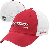 Reebok Chicago Blackhawks White 2009 NHL Draft Day Flex Fit Hat