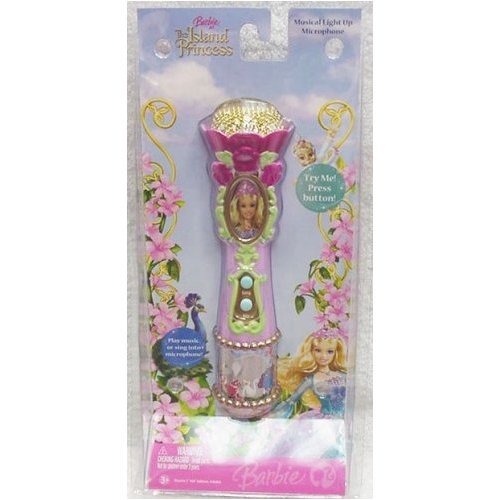 51MJpCi5ILL Barbie The Island Princess Musical Light Up Microphone