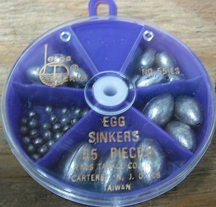 Jeros Tackle Assorted Egg Sinkers - 55 Pcs.