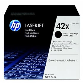 HP Original LaserJet Q5942XD Dual Pack Black