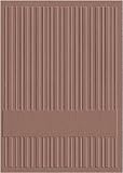 IMAGE OF QuicKutz Stripes Label, A2-Size, Embossing Folder