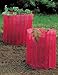 Kozy Coats Insulating Plant Protector | Gardening Teepees for Young Tomatoes, Cucumbers, Peppers and Eggplants Plant Insulators Protection | Highly Durable & Reusable | Red- Set of 3