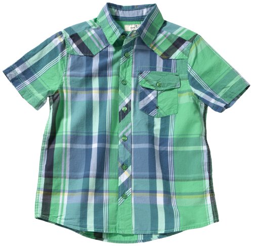 TOM TAILOR Jungen Hemd 20169280030/checked shirt new york, Gr. 140, Gr&uuml;n (7290) Preisvergleich