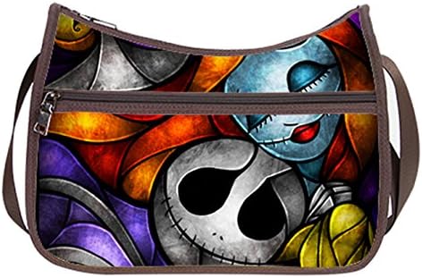 Simple Classic Everyday Hobo Handbag Female Women Shoulder-to-Crossbody Hobo Bag Jack and Sally Pattern
