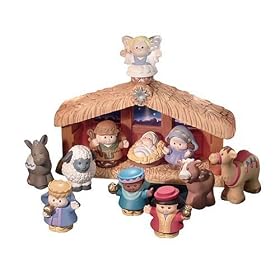 Fisher-Price World of Little People Deluxe Christmas Story