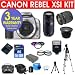 Canon EOS Rebel XSI 450D 12.2 MP Digital Camera (black) with Tamron 28-80mm f/3.5-5.6 Aspherical Lens + Tamron 75-300 f/4-5.6 LD Lens + .40X Wide Angle Lens with Macro + +1, +2, +4, +10 4 Piece Macro Close Up Kit + 16 GB Memory Card + Multi-Coated UV Filter (2) + Multi-Coated Polarizer Filter + Digital Slave Flash + 50  Tripod + Deluxe Padded Camera Bag + 6 Piece Accessory Kit + 3 Year Warranty Repair Contract