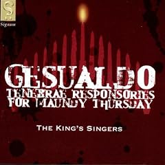 Gesualdo: Tenebrae Responseries For Maundy Thursday