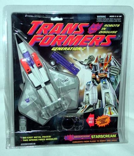 Transformers Generation 2 Decepticon Jet Starscream 51MK1SG745L Transformers Generation 2 Decepticon Jet Starscream