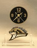 Western Michigan University Broncos NCAA Desk Top/Table Top Acrylic Clock