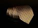 Jacquard Silk Tie Roots in Orange