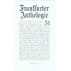 Frankfurter Anthologie. Gedichte und Interpretationen: Einunddrei�igster Band: 31