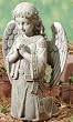 Pack of 2 Joseph's Studio Kneeling Celtic Irish Angel Outdoor Garden Statues
