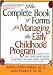 Book Complete Book of Forms for Managing the Early Childhood Program