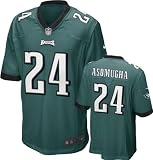Nnamdi Asomugha Youth Jersey: Home Green Game Replica #24 Nike Philadelphia Eagles Youth Jersey