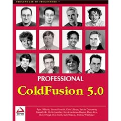 Professional ColdFusion 5.0 (Programmer to Programmer)