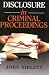 Book Disclosure in Criminal Proceedings
