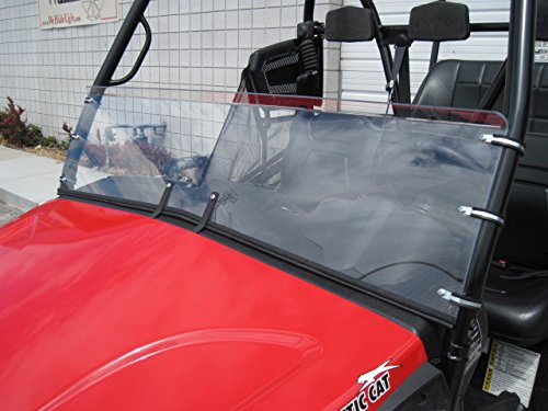 TerraRider Half UTV Windshield Compatible with Arctic Cat Prowler (2011-2014) - Standard 3/16"