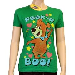 YOGI BEAR green dancing BooBoo - Damen T-Shirt, GR.S M L XL