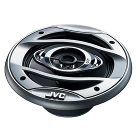 JVC In-Vehicle CSHX647X 6.5-Inch 4-Way Coaxial Speaker (Pair, Black)