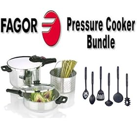 Fagor 918060803 2-by-1 Multi-Pressure Cooker Set