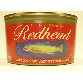 Redhead Wild Alaskan Sockeye Salmon 7.5oz. can by Redhead
