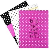 DaySpring Sadie Robertson's Fashion Folders, Be Kind, 3 Count (88507)