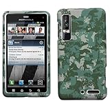 Motorola Droid 3 Protector Case Phone Cover - Digital Camo/Green
