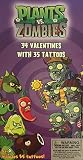Plants vs. Zombies Valentines (34 count with 35 tattoos)
