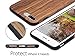 iPhone 7 Plus Case, Walcase [Bamboo][Shock-Absorption][Anti-scratch] Premium Wooden TPU Hybid Bumper Case Potective Back Cover for iPhone 7 Plus Generation (2016 Release), Brown